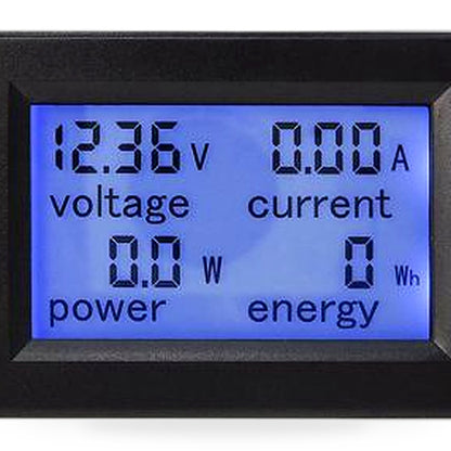 DC 6.5-100V 20-50-100A LCD Digital Combo Panel Display Volt Amp Power Watt Meter
