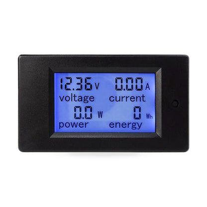 DC 6.5-100V 20-50-100A LCD Digital Combo Panel Display Volt Amp Power Watt Meter