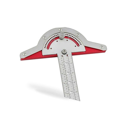 Woodworkers Edge-Rule Protractor Angle Finder Stainless Steel Caliper 15in - BD1