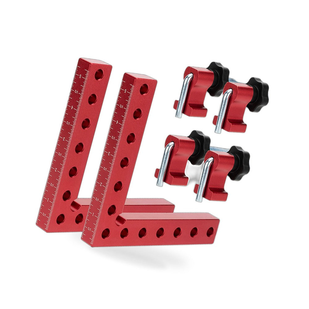 90 Degree Positioning Squares Right Angle Clamp Set Suitable for Woodworking