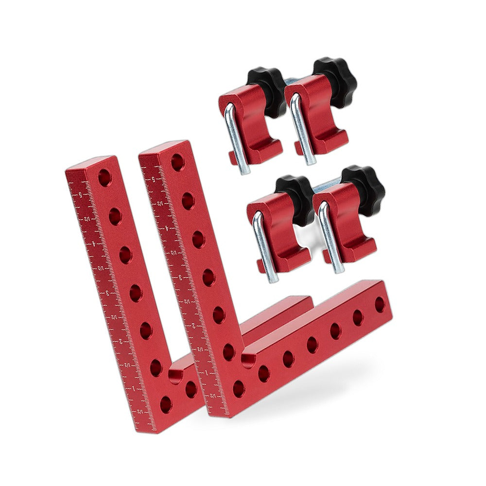 90 Degree Positioning Squares Right Angle Clamp Set Suitable for Woodworking