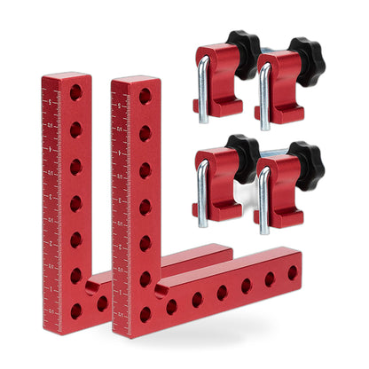 90 Degree Positioning Squares Right Angle Clamp Set Suitable for Woodworking