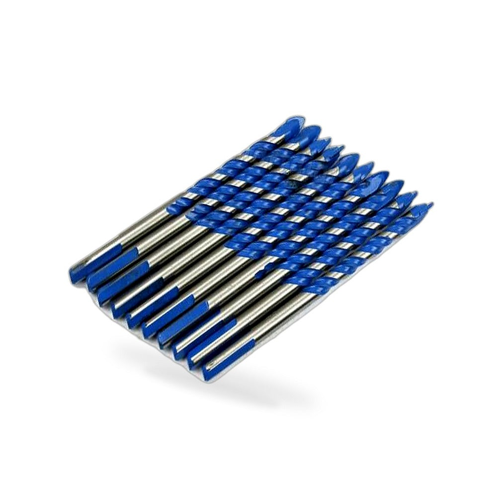 10x 6mm Tungsten Carbide Drill Bit Set Suitable for Porcelain Tile, Concrete, Br