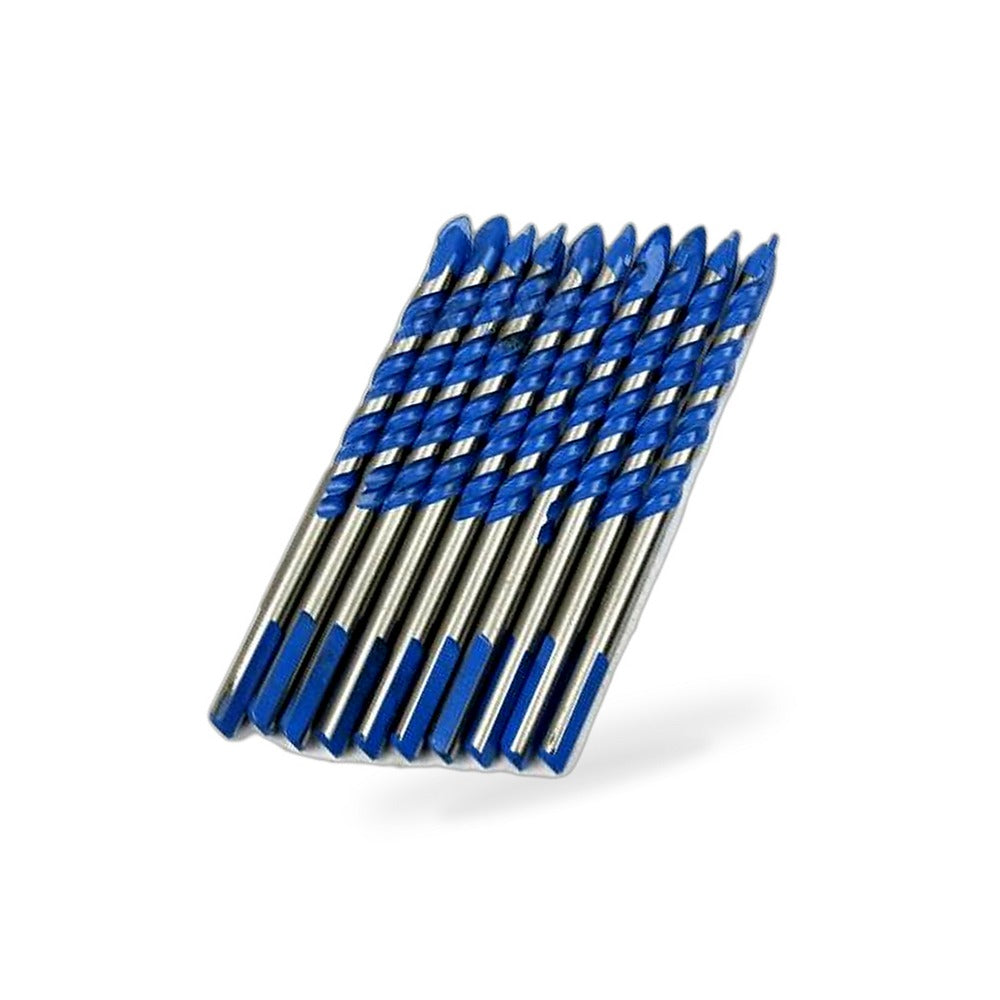 10x 6mm Tungsten Carbide Drill Bit Set Suitable for Porcelain Tile, Concrete, Br