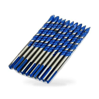 10x 6mm Tungsten Carbide Drill Bit Set Suitable for Porcelain Tile, Concrete, Br