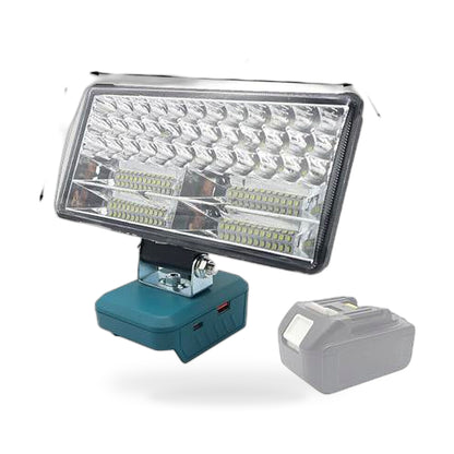 8in LED Work Light Suitable for Makita 18V Li-Ion Battery Workshop Flashlight