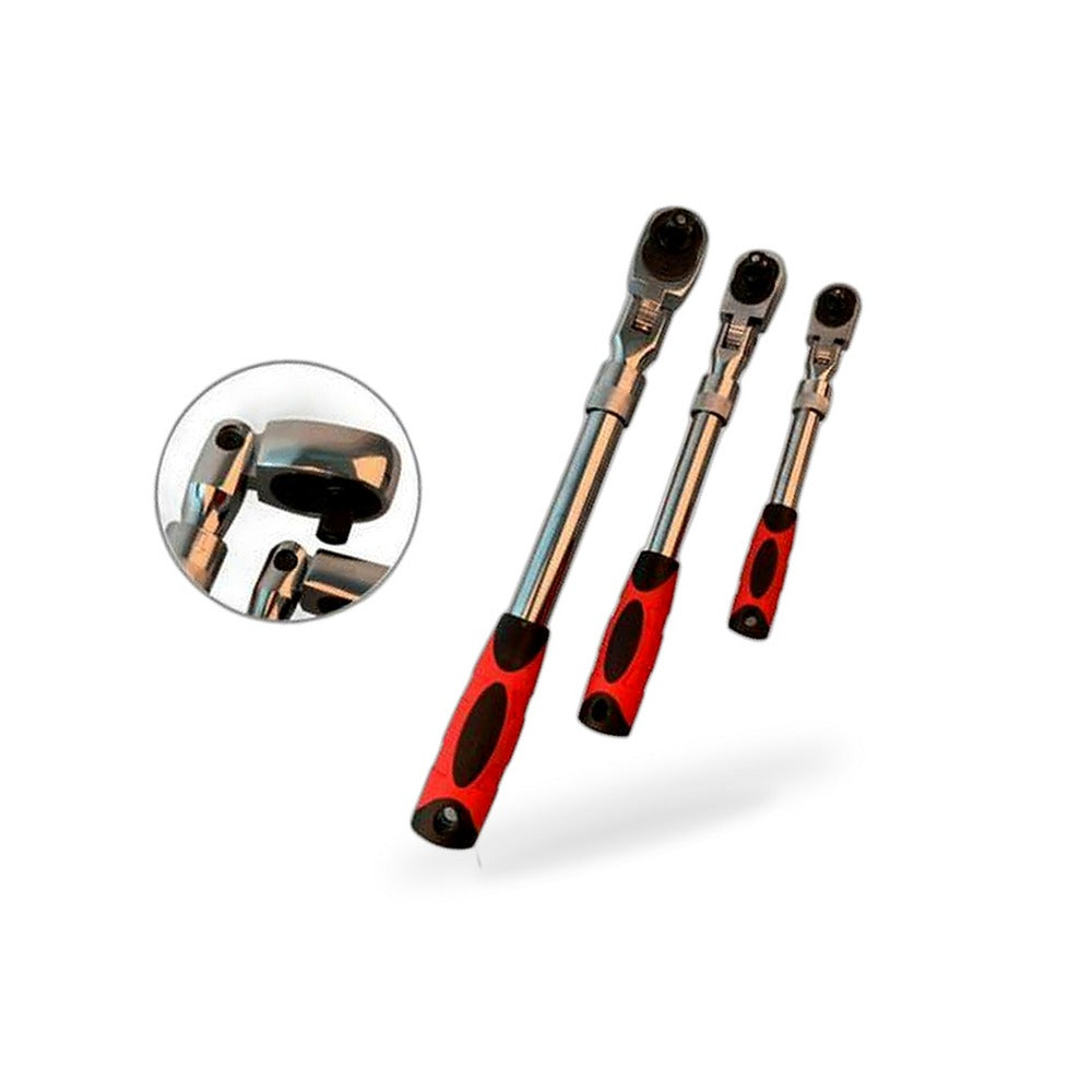 Ratchet Wrench Socket Set 3-Piece Suitable for Car Repair