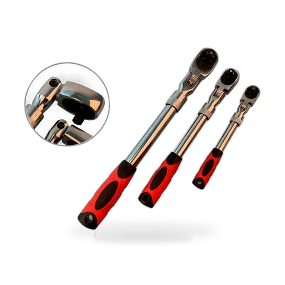 Ratchet Wrench Socket Set 3-Piece Suitable for Car Repair