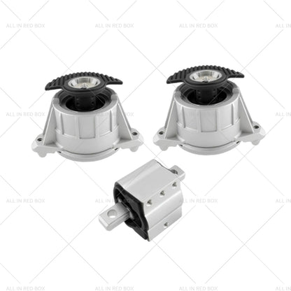Set of 3 Engine Mount Suitable for Mercedes-Benz C-Class W204 3.0L