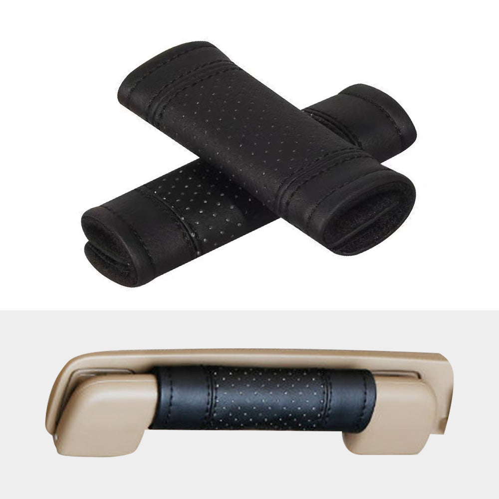 2pcs Universal Car Accessories Faux Leather Door Handle Cover Soft Car Handle.