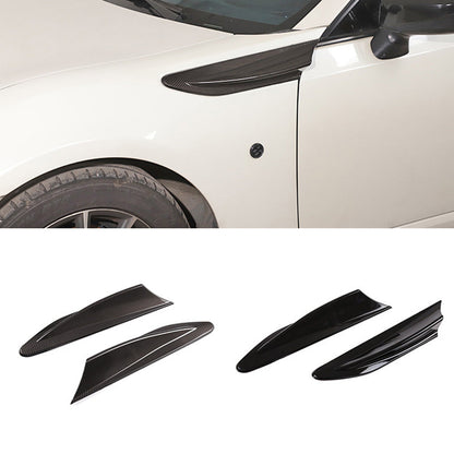 Black Side Fender Fin Vent Trim Suitable for Toyota 86