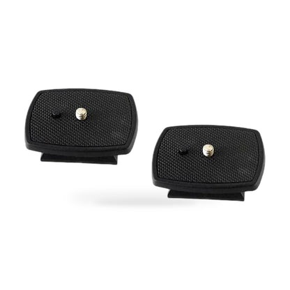 2x Tripod Quick Release Plate Screw Adapter Mount Head Suitable for Velbon CX-44