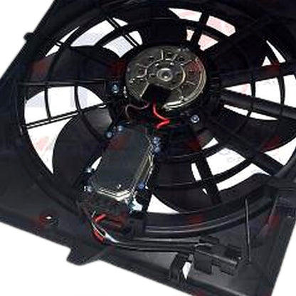 Radiator Cooling Fan With Control Module & Brush Motor Suitable for BMW E46