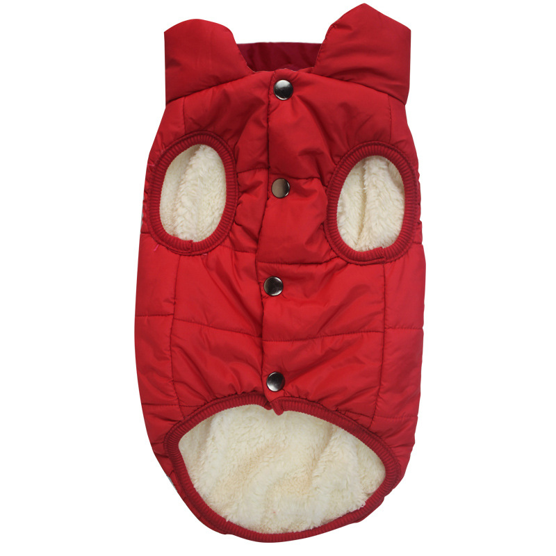 Pet Dog Warm Windproof Coat Fleece Jacket Jumper Sweater Winter Puppy Clothes AU.