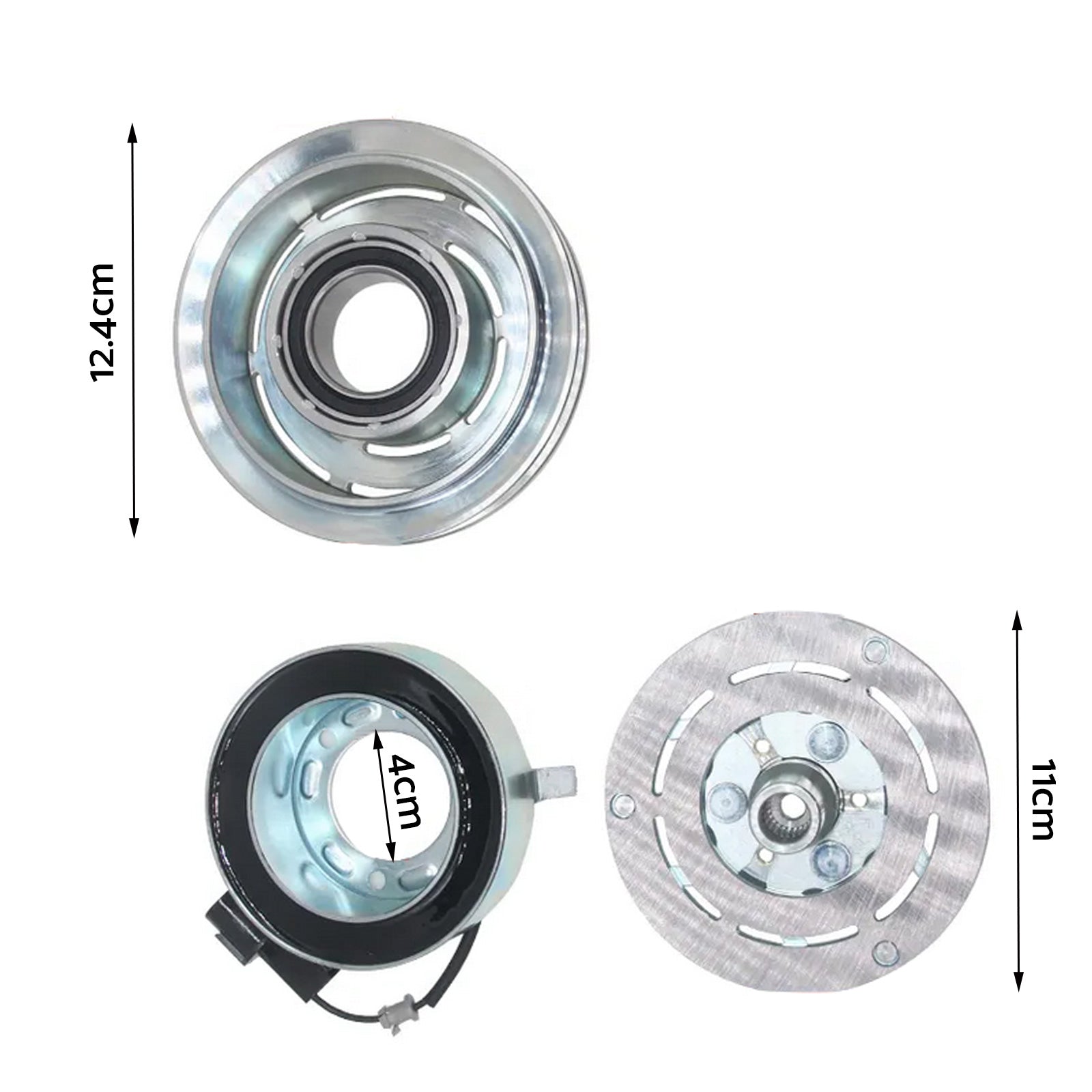 A/C Compressor Clutch Assembly Suitable For Mitsubishi Triton L200 Pajero Sport 2.5L Diesel 2005¡§C2015.