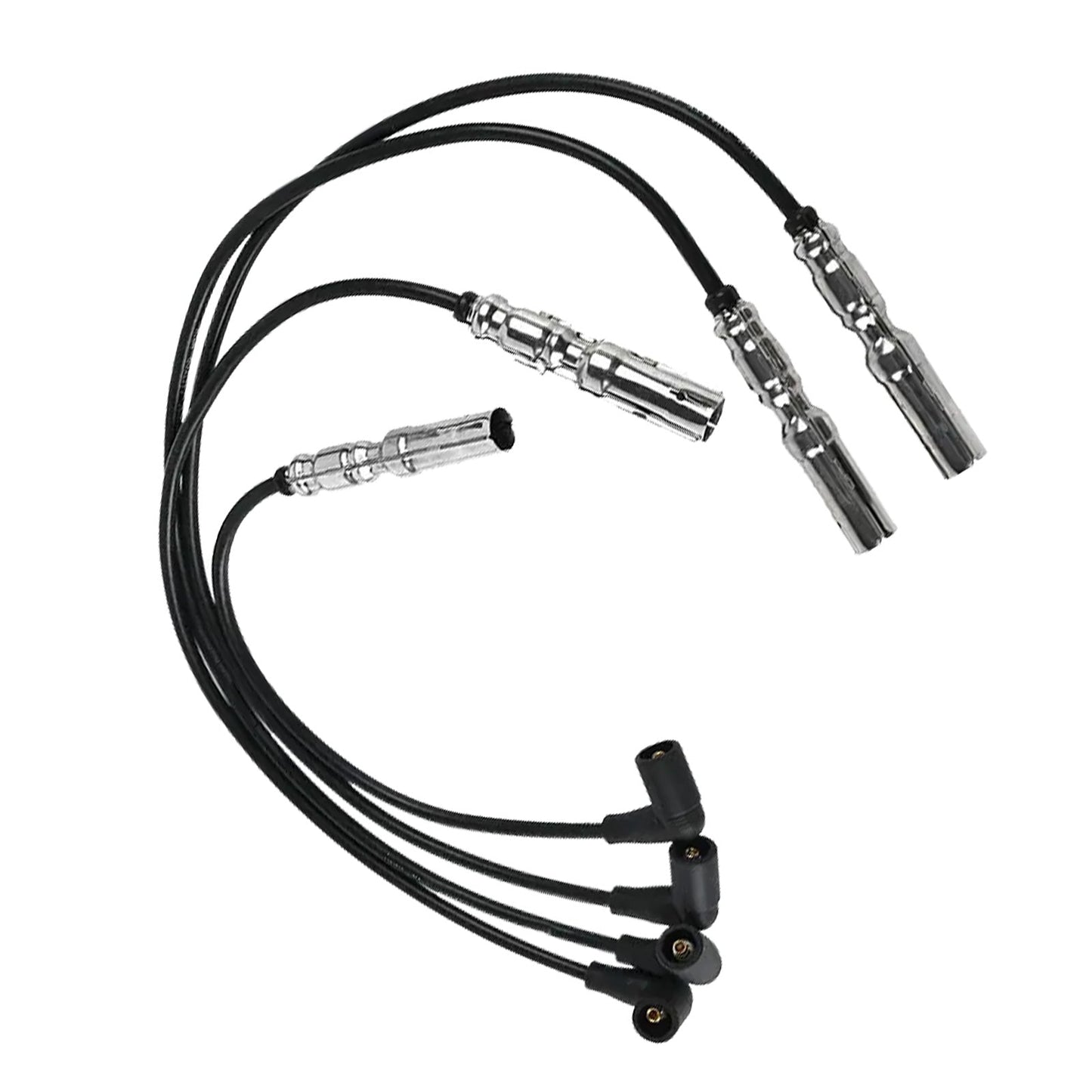 4x 7mm Ignition Spark Plug Wires Suitable for Volkswagen Beetle 2.0L