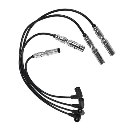 4x 7mm Ignition Spark Plug Wires Suitable for Volkswagen Beetle 2.0L