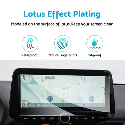 10.25-Inch Car Touch Screen Tempered Glass Protector Suitable For Hyundai i30 Sedan 2022