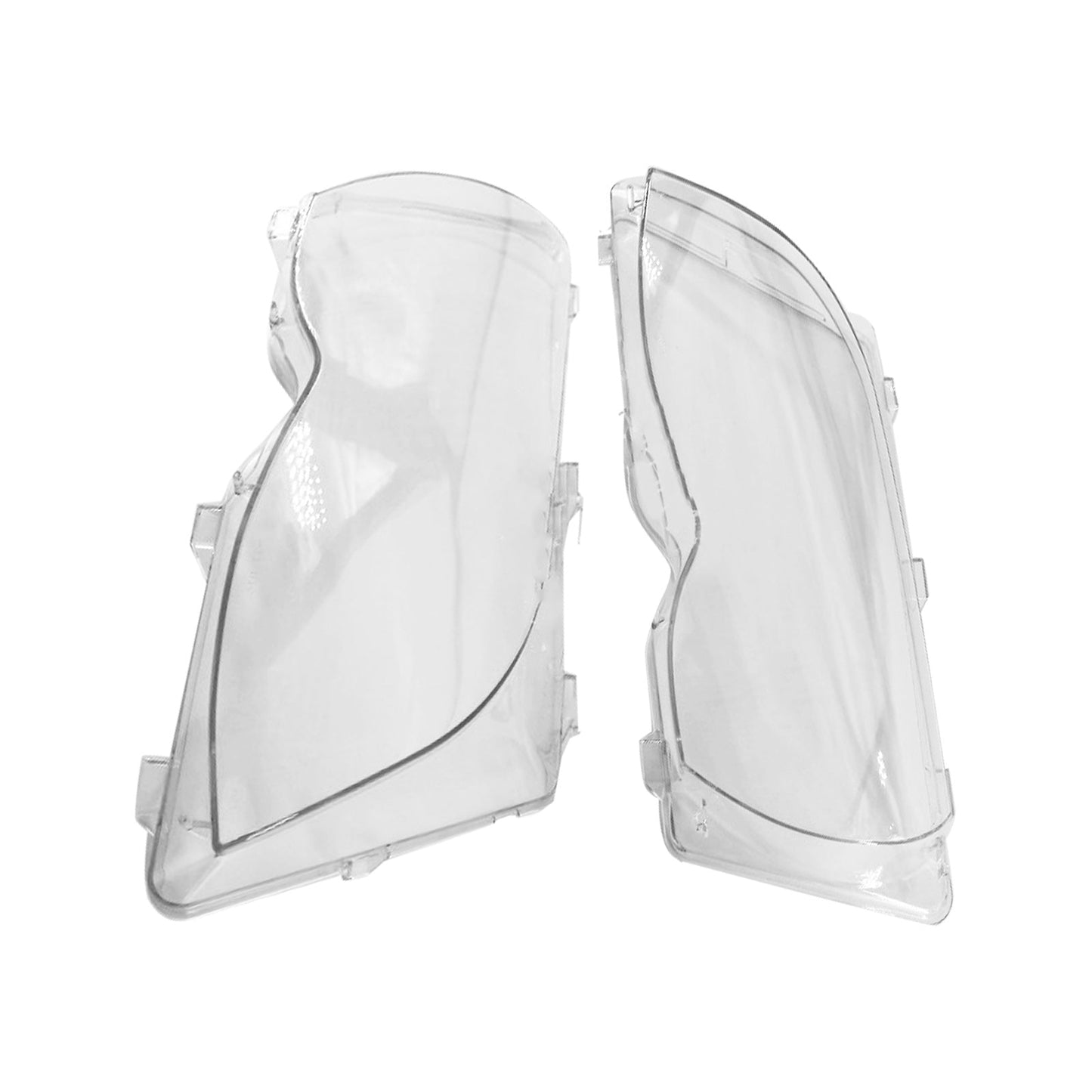 Car Front Headlight Headlamp Lens Cover Suitable for BMW 3-Series E46 4 Door.