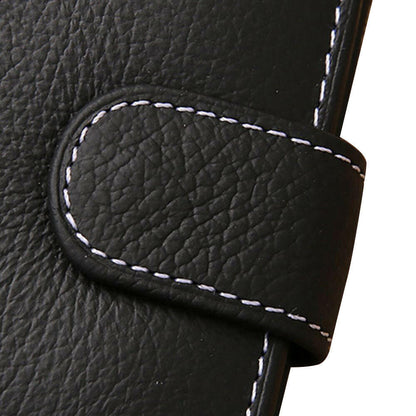 Men's Bi-Fold Wallet Black With Top Layer Cowhide Leather, Card Slots & Coin Pocket.