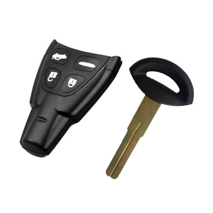 4-Button Remote Key Shell Case Suitable for Saab 9-3