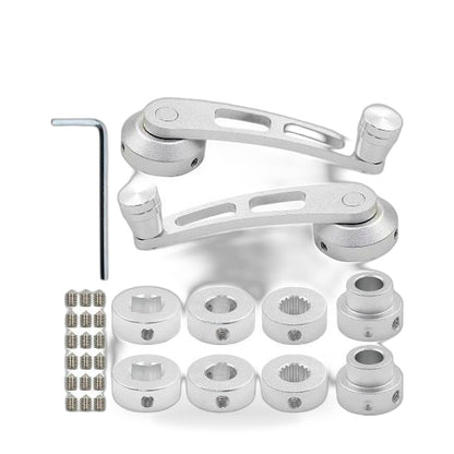 Chrome Billet Aluminum 4 1/4 Window Crank Handle For Hot Rod Chevy Ford Chrysler - ZT2