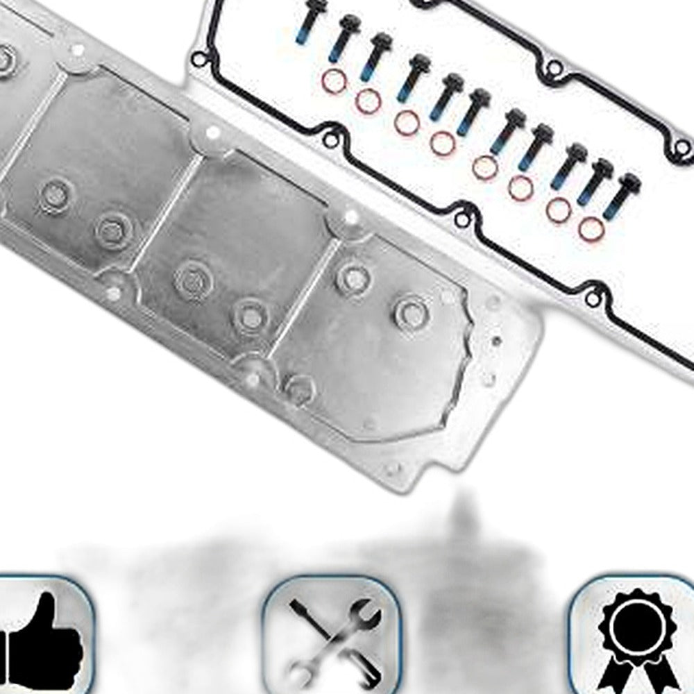 Engine Valley Cover Kit with Gasket Suitable for Cadillac CTS 2006-2015