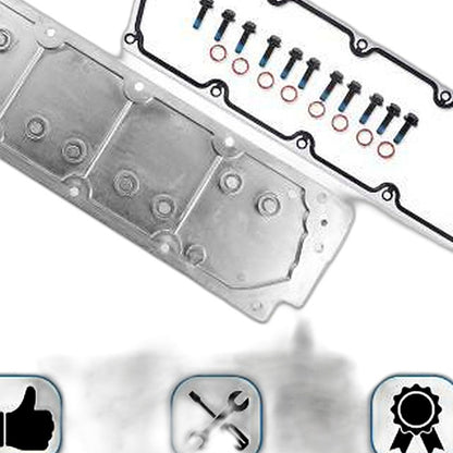 Engine Valley Cover Kit with Gasket Suitable for Cadillac CTS 2006-2015