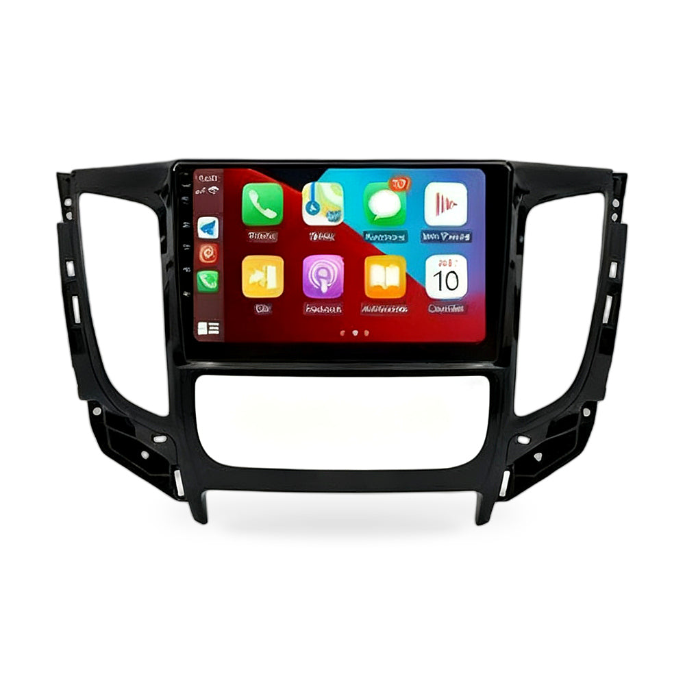 For Mitsubishi Triton MQ MR Head Unit Wireless Apple CarPlay Android Auto Navi - ZT3