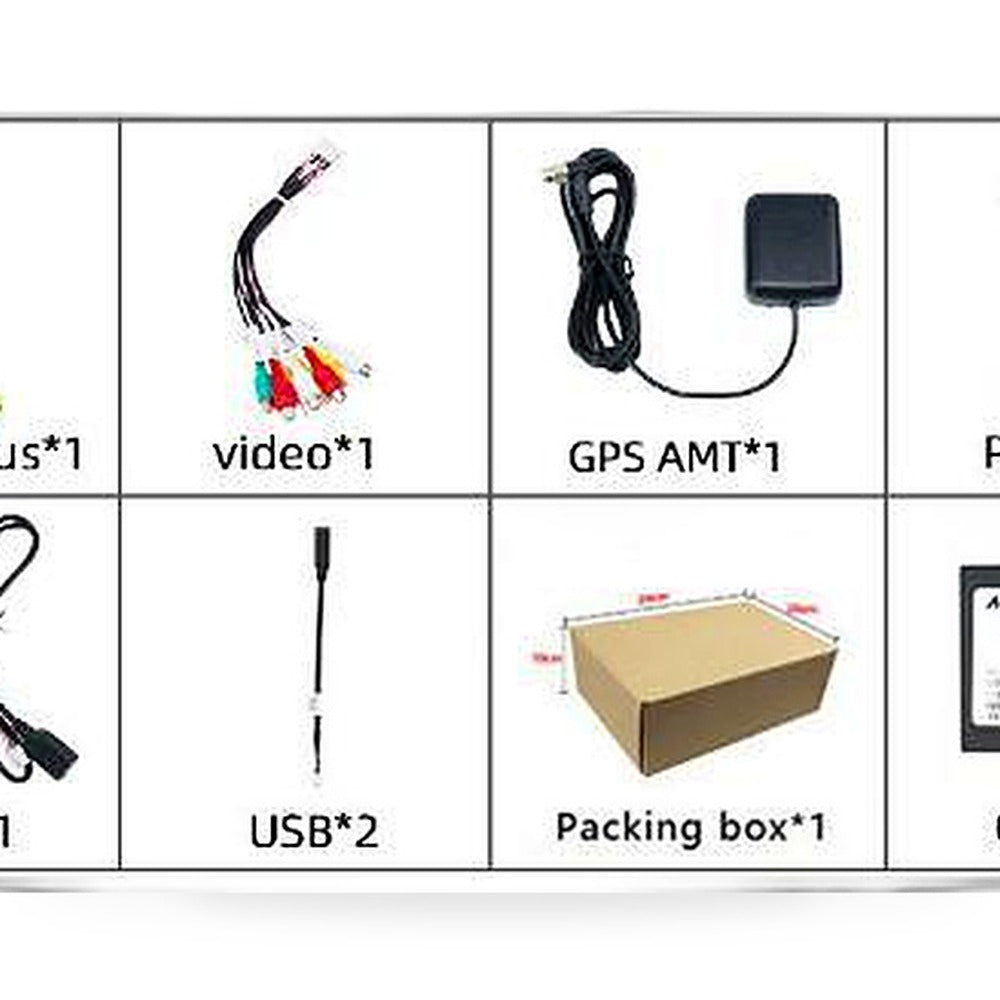 10'' Head Unit Android 13 4GB+64GB GPS Navi Suitable For Toyota Prado 2014–2017 - XQ1