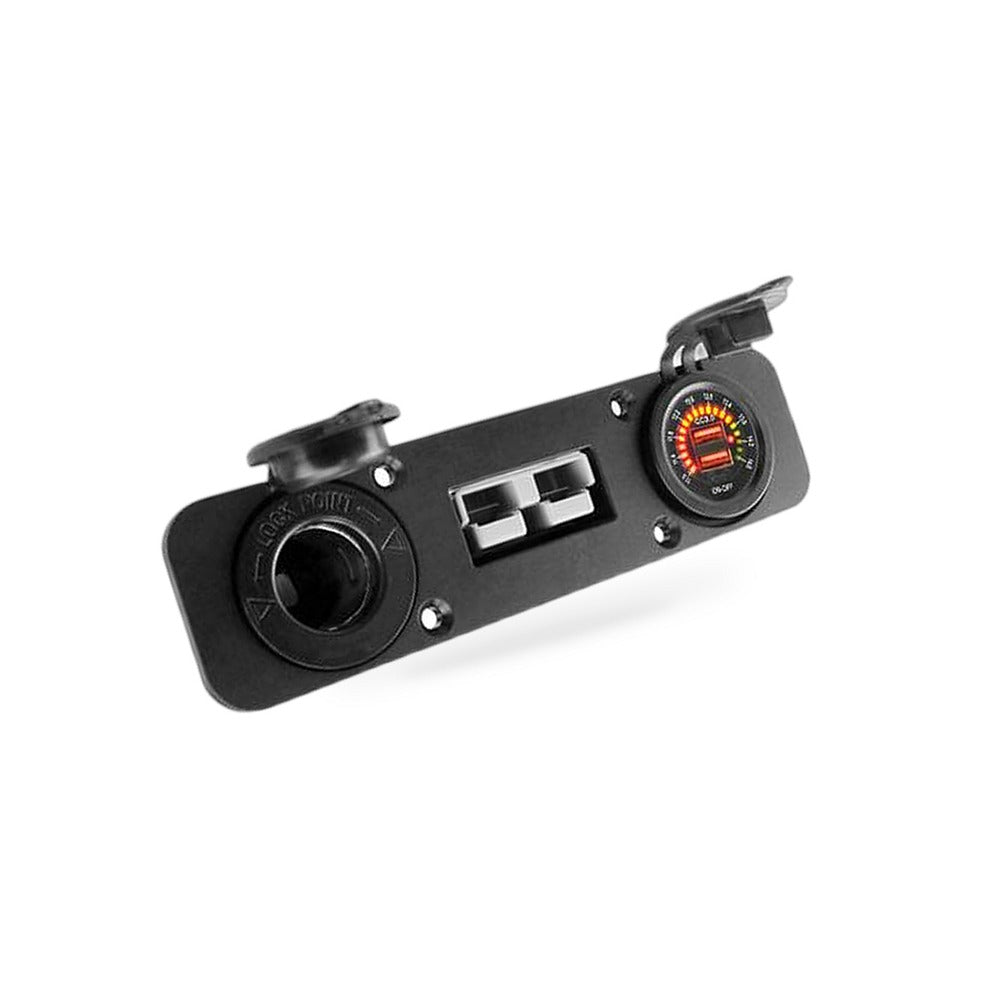 50 Amp Anderson Plug USB 3.0 Cigarette Socket Flush Mount Recessed Plate