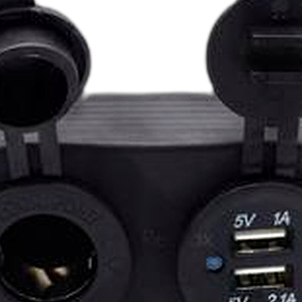 12V Dual USB Port Charger Socket Suitable for Car Boat Caravan