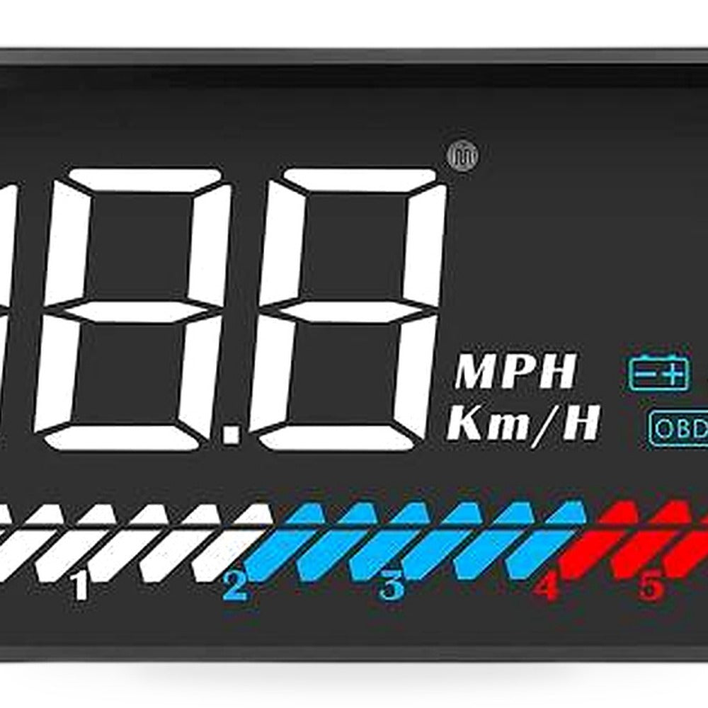 Head Up Display Suitable for Most Vehicles 3.5inch OBD GPS Dual System