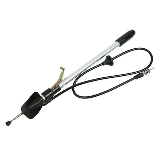 1x Radio Antenna Guard Mount Car Aerial 4 Sections Suitable For Nissan Navara D22.