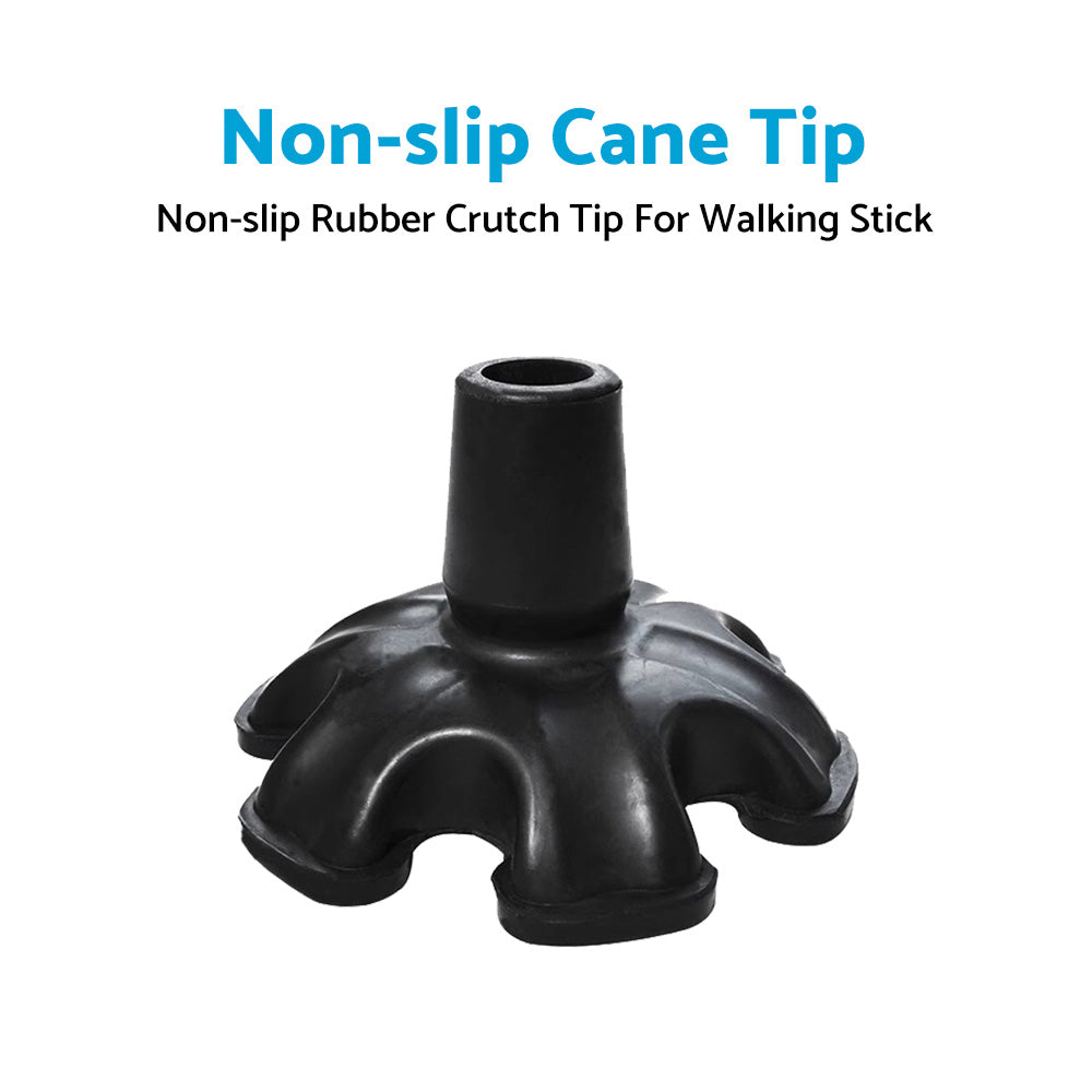 Cane Tip Tripod Non-slip Rubber 19mm Crutch Tip For Walking Stick High Quality.