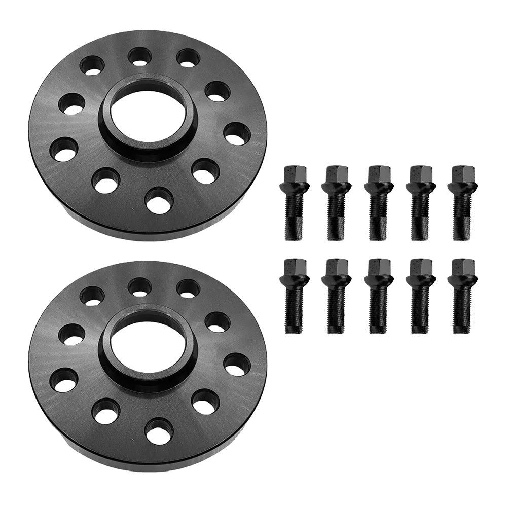 2x 15mm Hubcentric Wheel Spacers 5x112 Suitable for Audi Allroad Quattro C5 2001