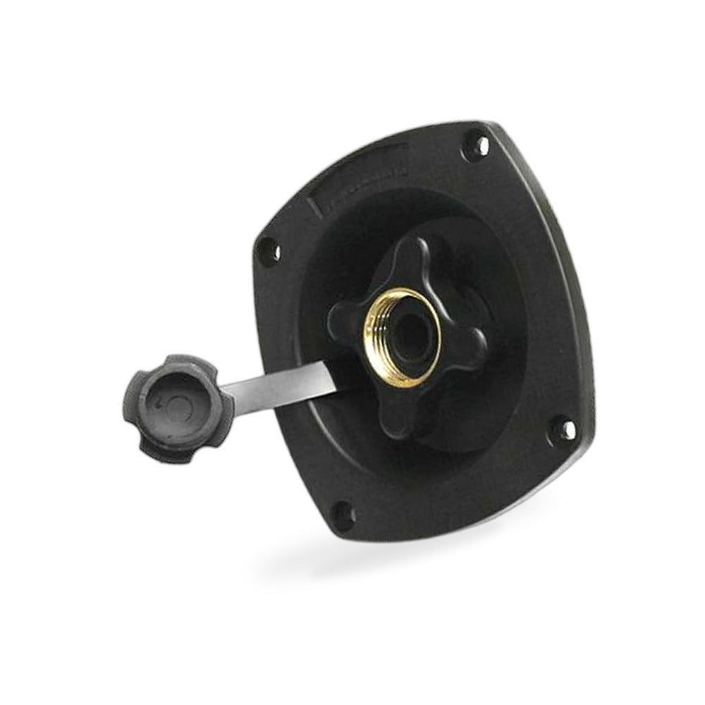 Caravan RV Black Mains Water Inlet With Pressure Regulator Filler Entry - BD2