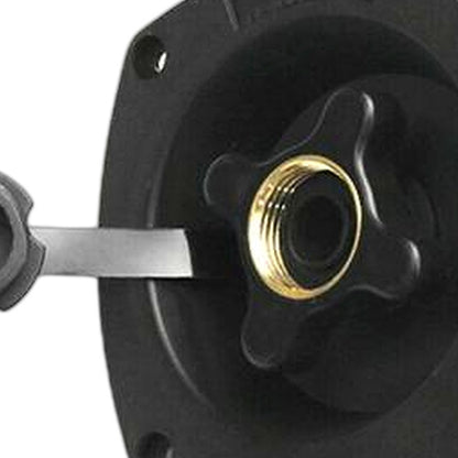 Caravan RV Black Mains Water Inlet With Pressure Regulator Filler Entry - XQ1
