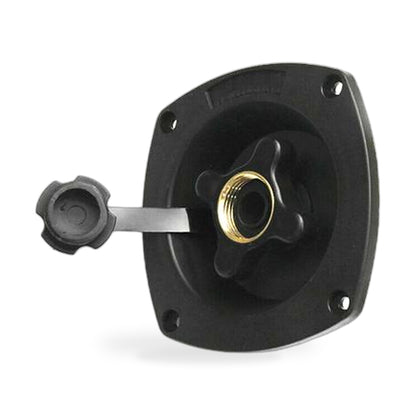Caravan RV Black Mains Water Inlet With Pressure Regulator Filler Entry - ZT2