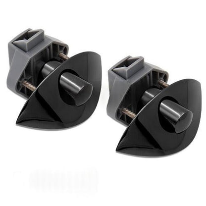 2x Zinc Alloy Half Moon Handle Push Lock Knob Suitable for RV Caravan Kitchen Ca