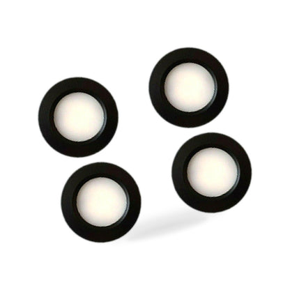 12V Spot Lights Dimmable Caravan Boat Black Downlight Warm White AU New - BD2