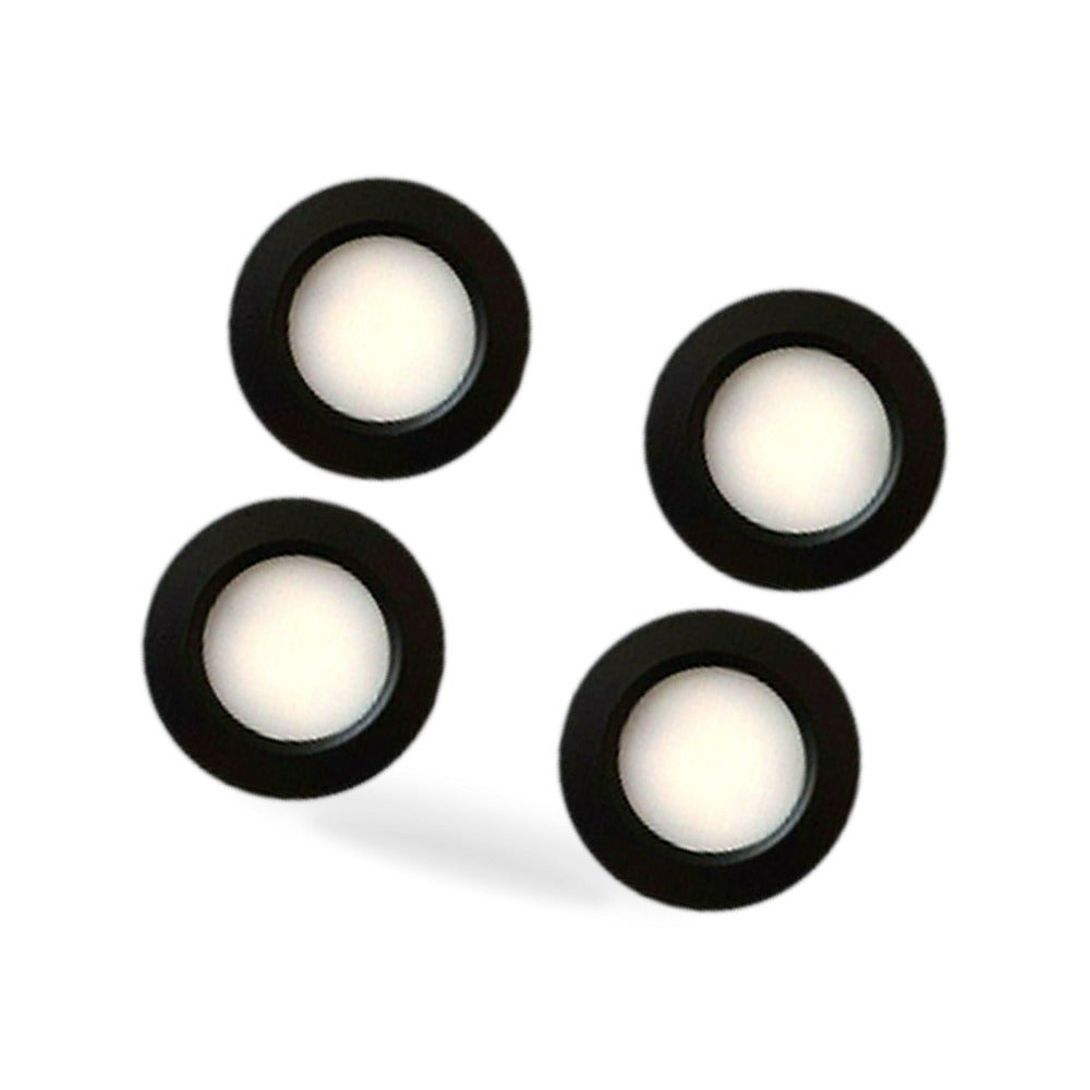 12V Spot Lights Dimmable Caravan Boat Black Downlight Warm White AU New - BD3