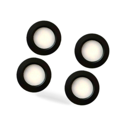 12V Spot Lights Dimmable Caravan Boat Black Downlight Warm White AU New - BD3