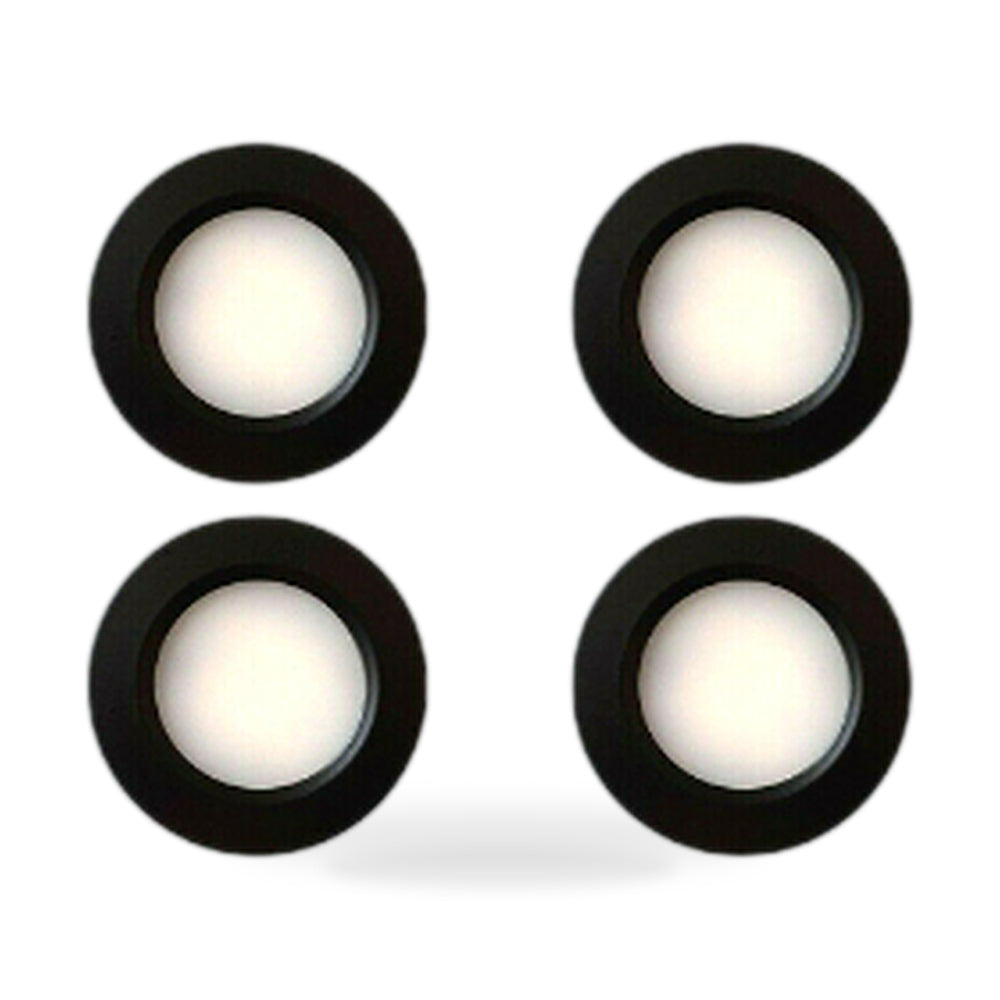 12V Spot Lights Dimmable Caravan Boat Black Downlight Warm White AU New - ZT3