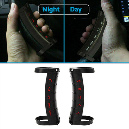 LED Wireless Bluetooth Car Steering Wheel Button Controller Suitable for Toyota