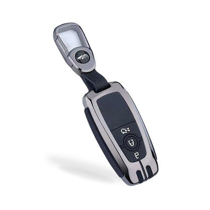 Zinc Alloy Remote Key Fob Cover Case For Ford Mustang EcoSport Edge Explorer - BD1