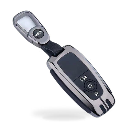 Zinc Alloy Remote Key Fob Cover Case For Ford Mustang EcoSport Edge Explorer - ZT2