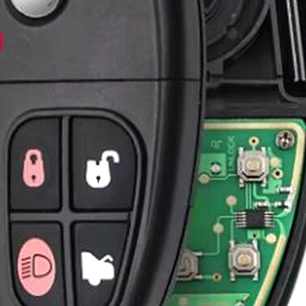 Transponder Complete Remote Key Fob To Suit Jaguar X-Type S-Type XJ XJR 2002-08 - XQ1