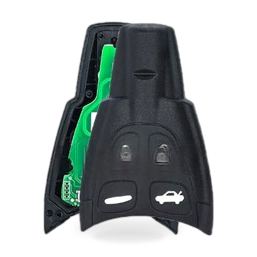 433MHz Fits for Saab 9-3 9-5 93 95 2003-2011 Complete Remote Control Key Fob - ZT2