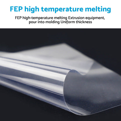5x FEP Film Sheets With 2x Cleaning Blades Suitable For Anycubic Resin 3D Printer